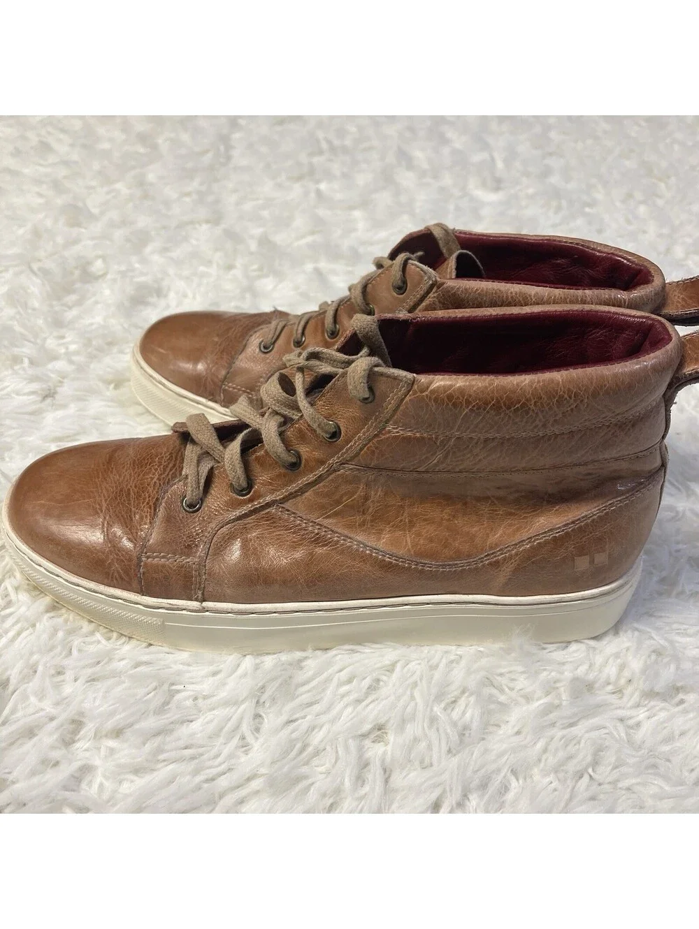 Bed Stu Rossela Tan Leather Rustic Shoes Boots Women's Size 9